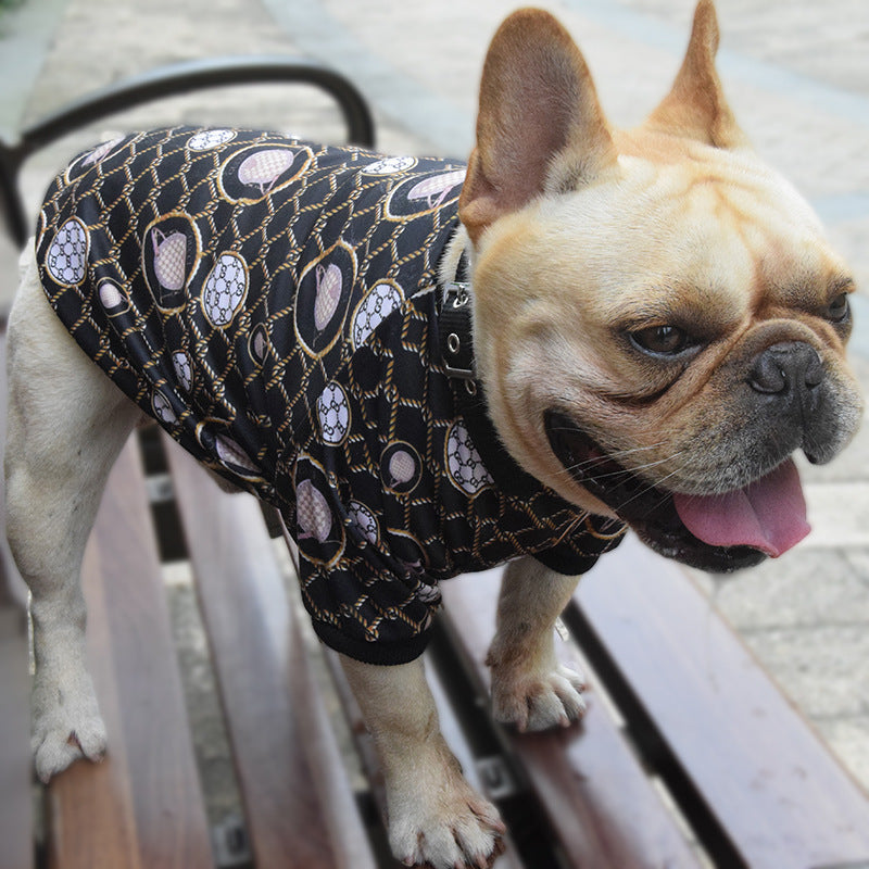 Stretch Print Dog Outfit – Stylish Seasonal Wear
