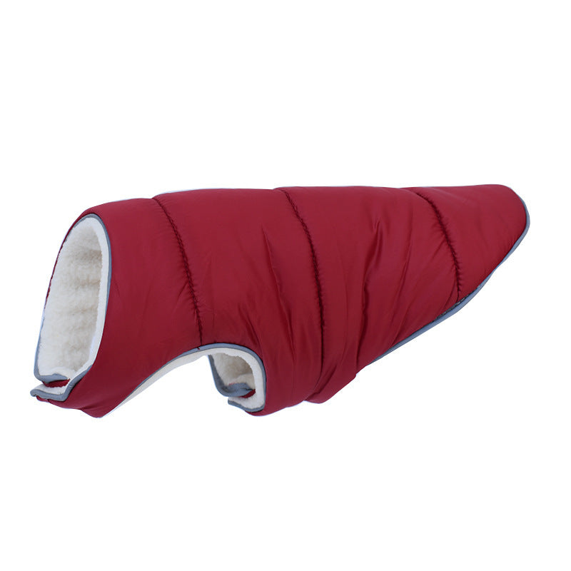 Warm Reflective Winter Dog Jacket – Cozy Fleece Coat