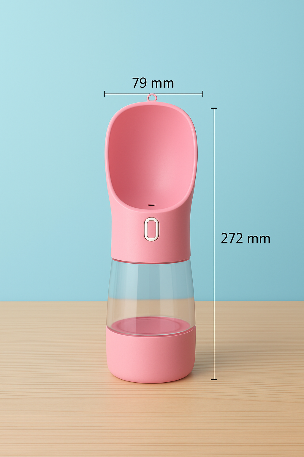 2-in-1 Portable Pet Water Bottle – Keep Your Pet Hydrated Anywhere!