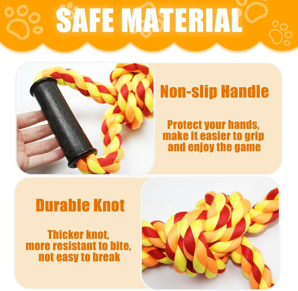 Tough Rope Chew Toy – Durable Tug & Dental Cleaner