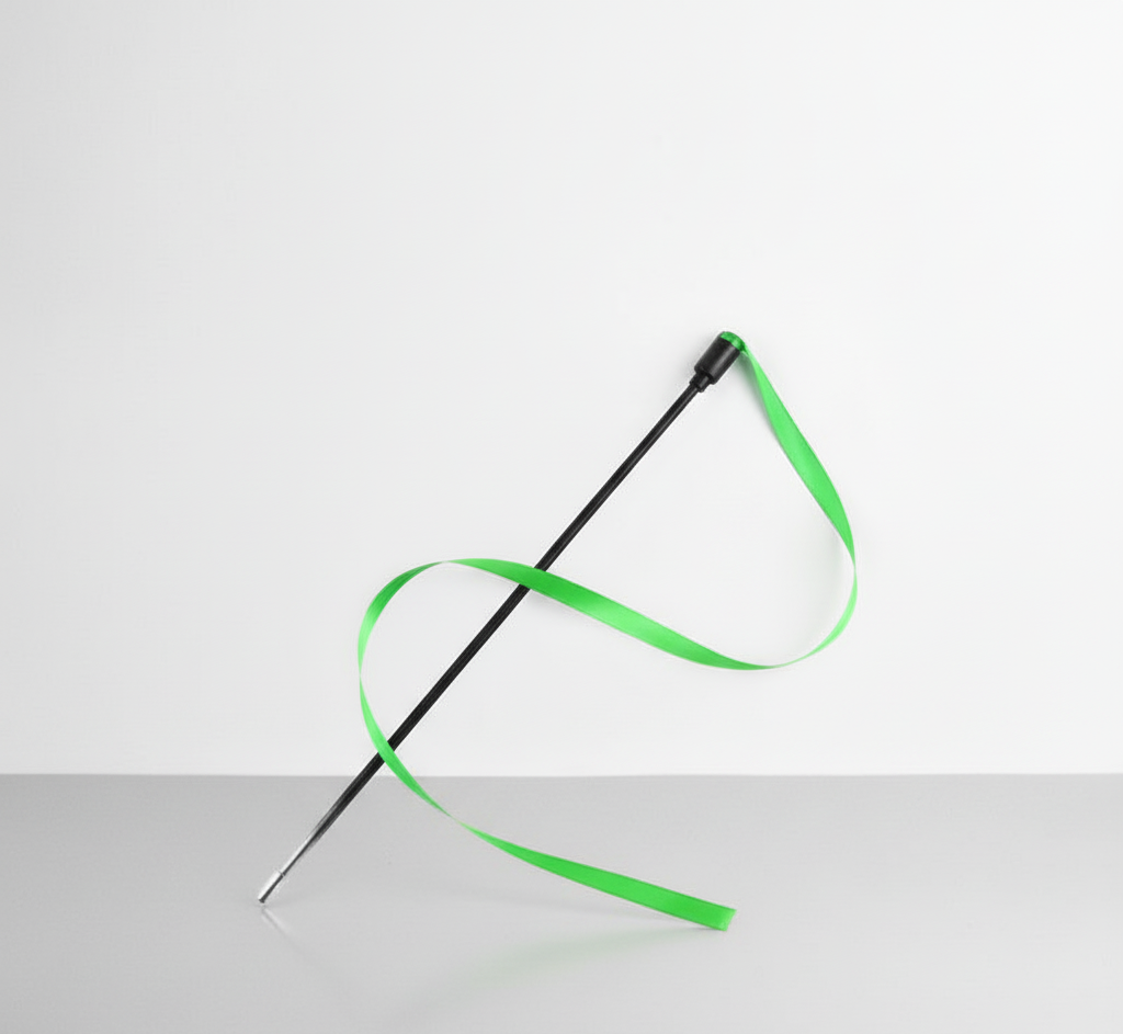 Rainbow Ribbon Cat Teaser™ – Interactive Wand Toy