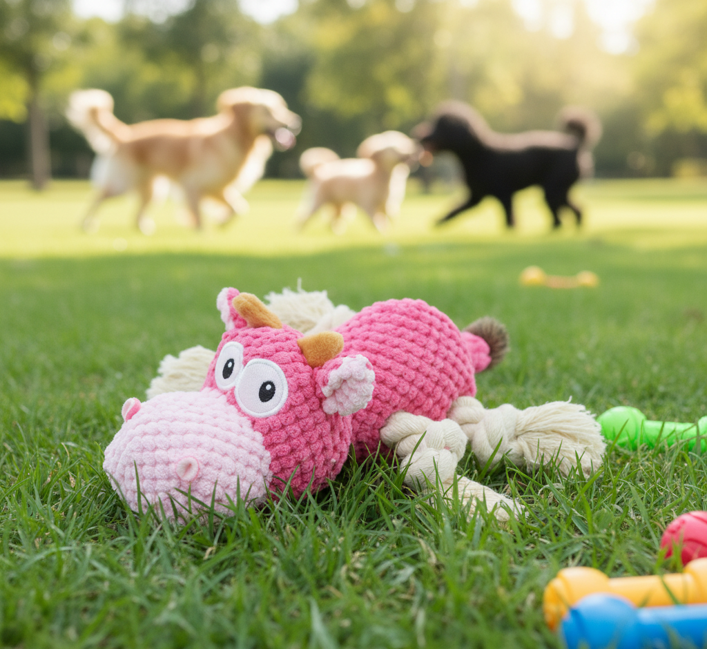 Durable Squeaky Chew Toy for Aggressive Chewers