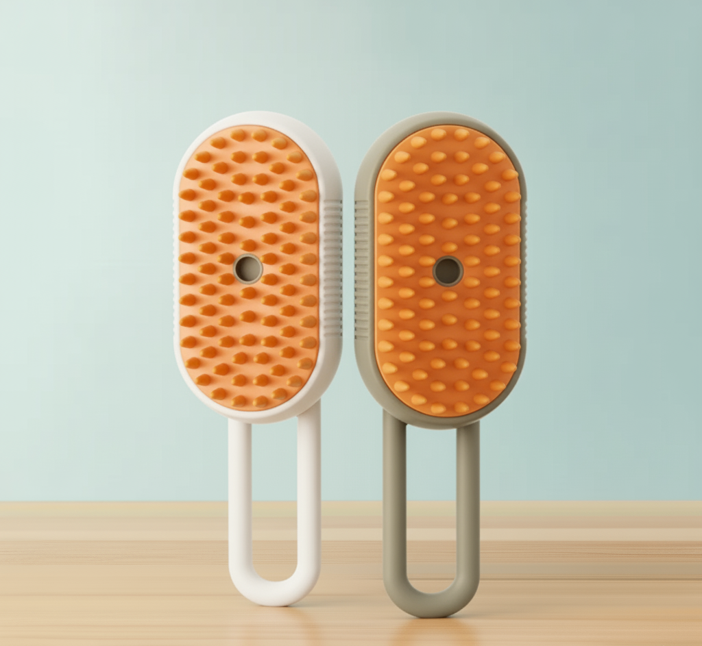 3-in-1 Electric Steam Pet Brush – Gentle, Smart & Effective Grooming for Cats and Dogs