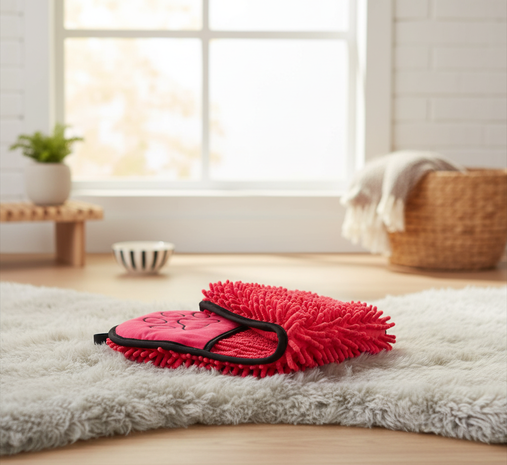 Super Absorbent Pet Drying Mitt – Keep Your Furry Friend Fresh & Fluffy!