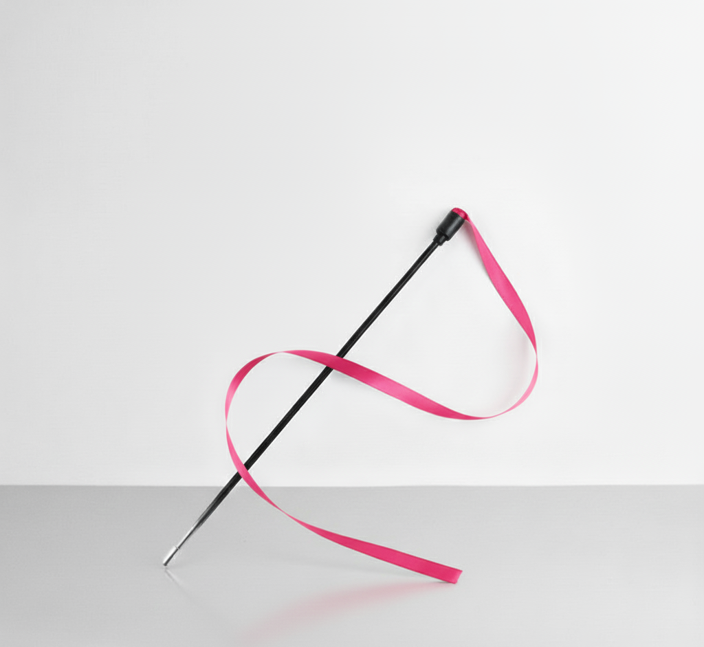 Rainbow Ribbon Cat Teaser™ – Interactive Wand Toy