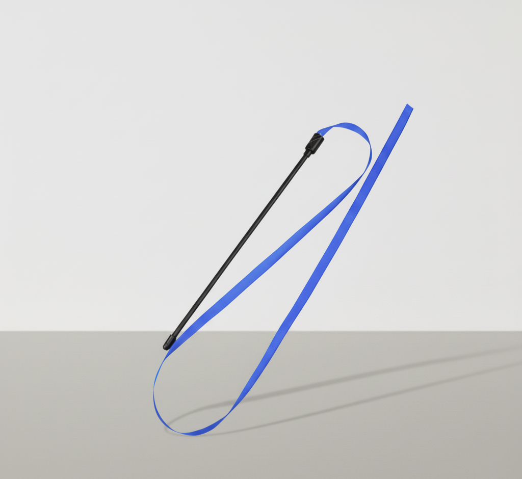 Rainbow Ribbon Cat Teaser™ – Interactive Wand Toy