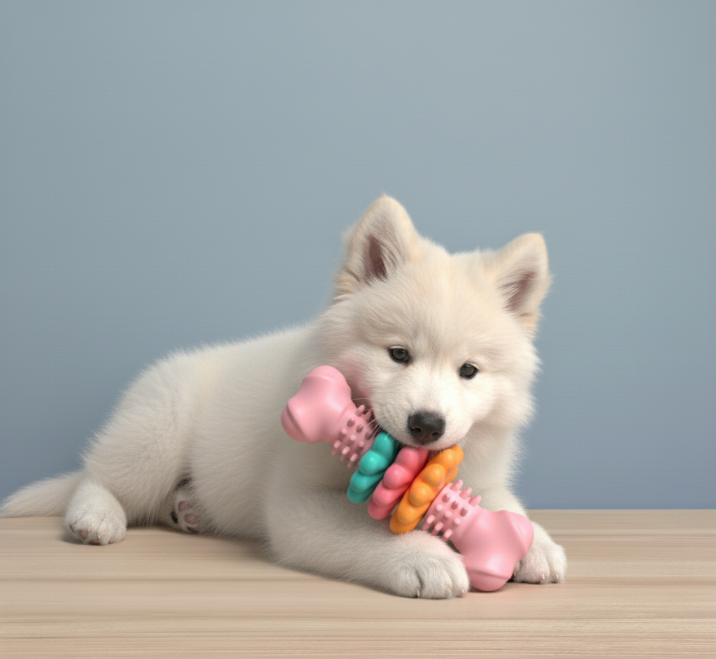 Durable Bone-Shaped Dog Chew Toy – Fun, Healthy & Safe