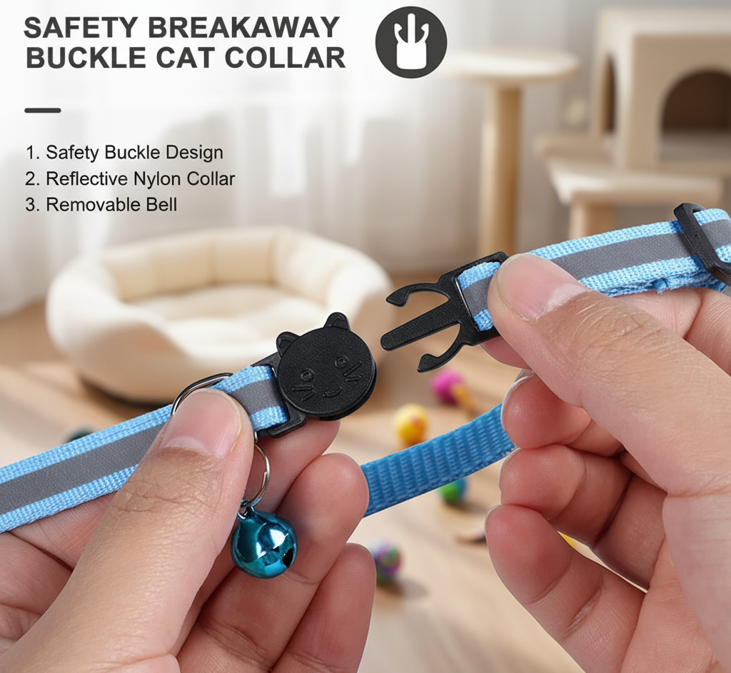 Reflective AirTag Collar – Safety, Comfort & Style