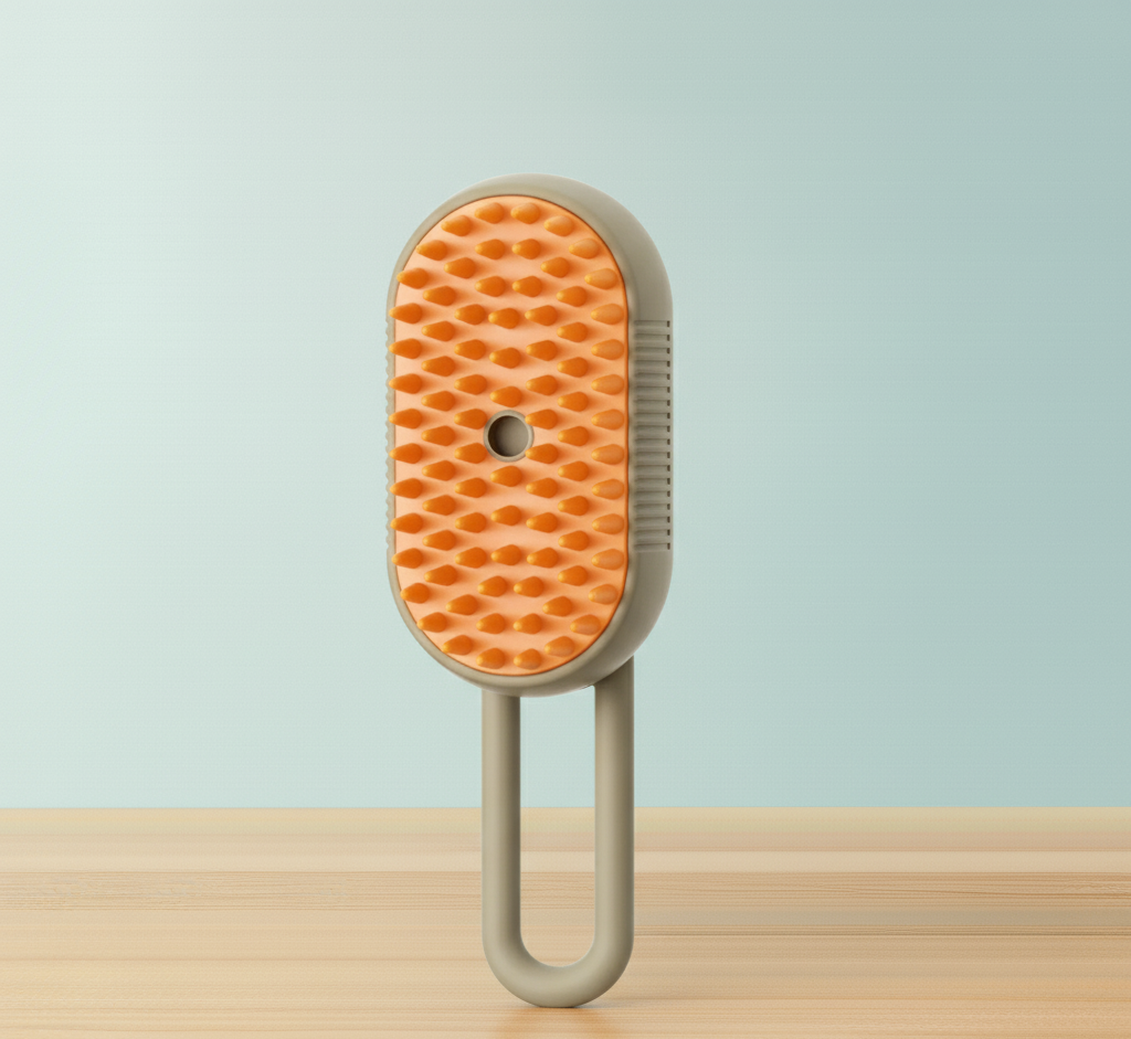 3-in-1 Electric Steam Pet Brush – Gentle, Smart & Effective Grooming for Cats and Dogs