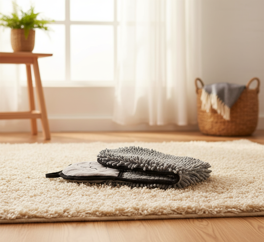 Super Absorbent Pet Drying Mitt – Keep Your Furry Friend Fresh & Fluffy!
