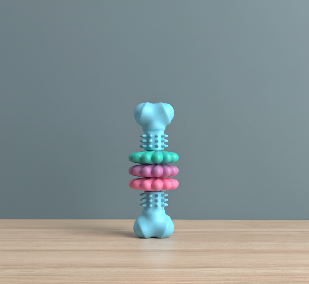 Durable Bone-Shaped Dog Chew Toy – Fun, Healthy & Safe