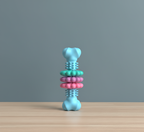 Durable Bone-Shaped Dog Chew Toy – Fun, Healthy & Safe