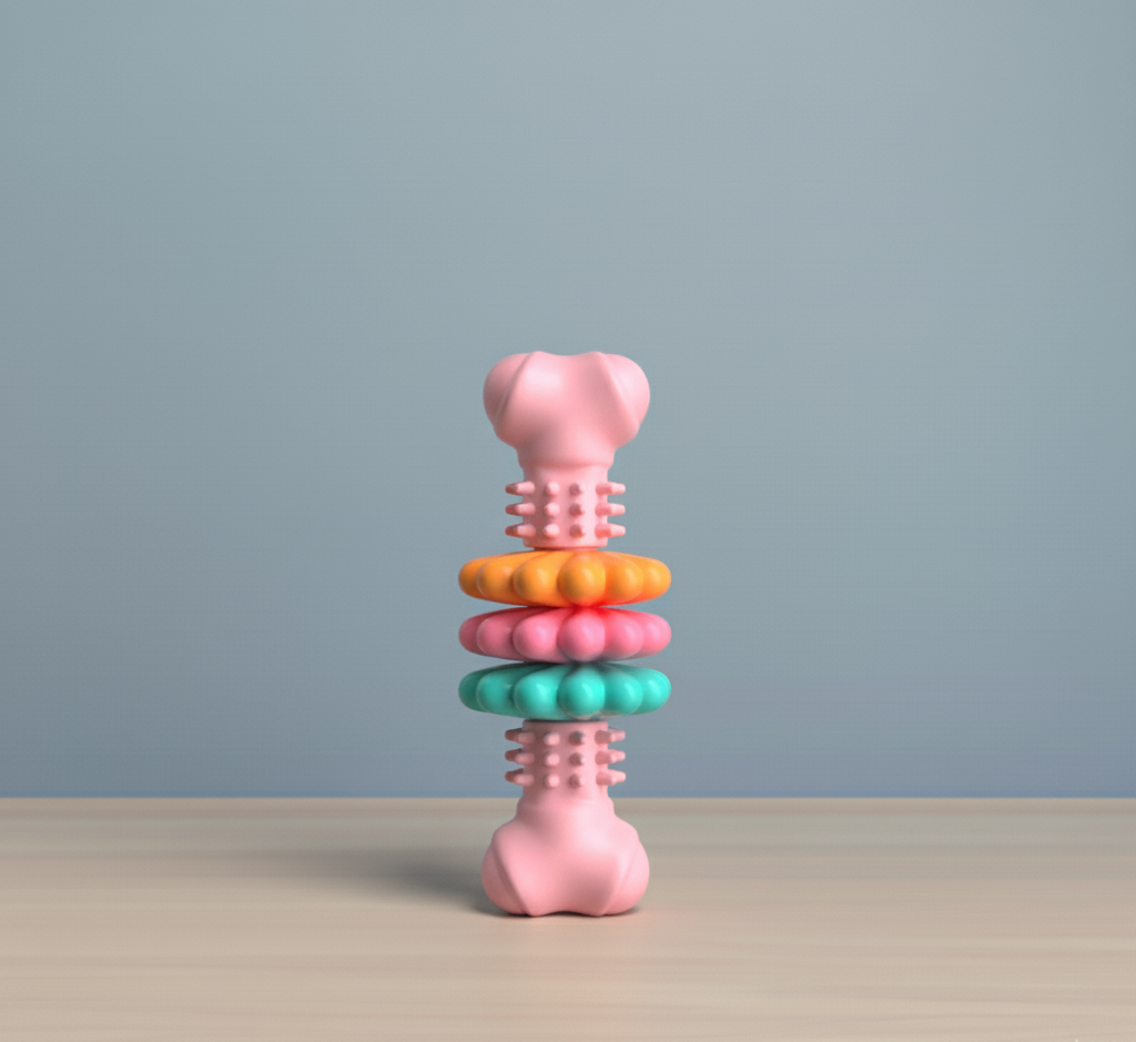 Durable Bone-Shaped Dog Chew Toy – Fun, Healthy & Safe