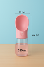 2-in-1 Portable Pet Water Bottle – Keep Your Pet Hydrated Anywhere!