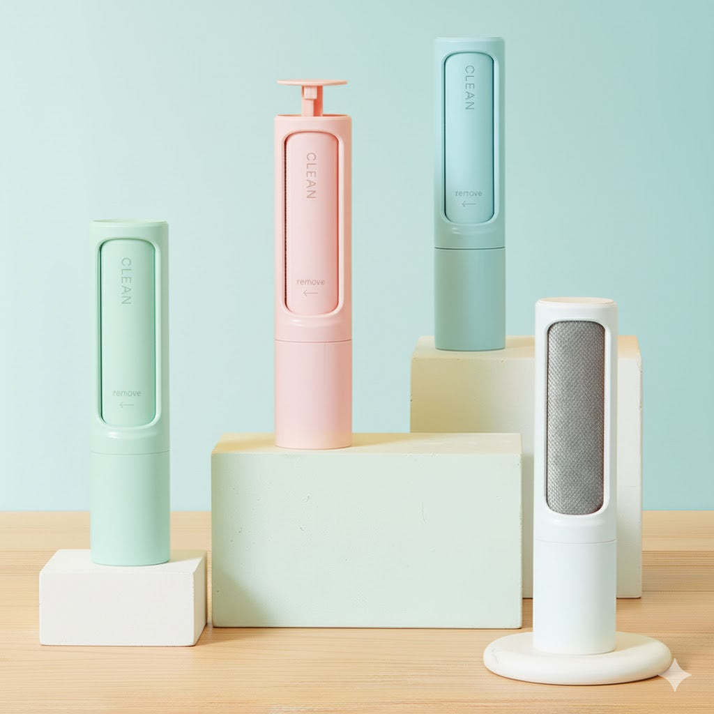 2-in-1 Reusable Pet Hair Remover Brush – Say Goodbye to Fur & Lint Forever!